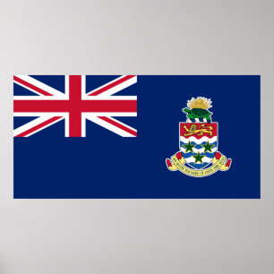 Flag of the Cayman Islands Poster