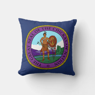 Flag of the Chickasaw Nation Cushion
