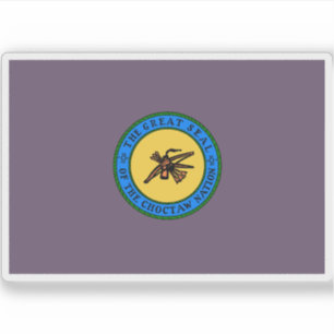 Flag of the Choctaw nation and tribe, USA