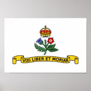 Flag of the city of Annapolis Poster