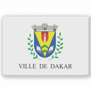 Flag of the city of Dakar, Senegal