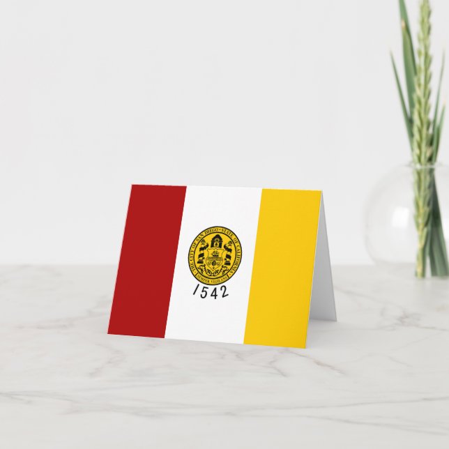 Flag of the city of San Diego  Card (Front)