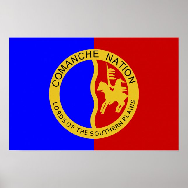 Flag of the Comanche Nation Poster (Front)