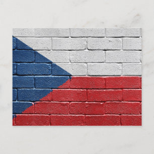 Flag of the Czech Republic Postcard