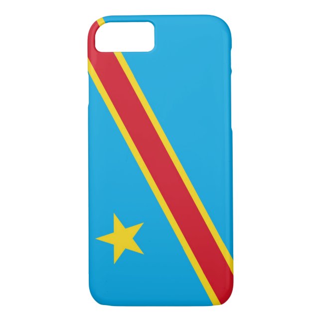 Flag of the Democratic Republic of the Congo Case-Mate iPhone Case (Back)