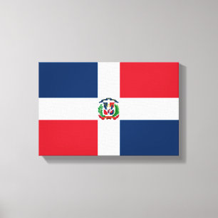 Flag of the Dominican Republic Canvas Print