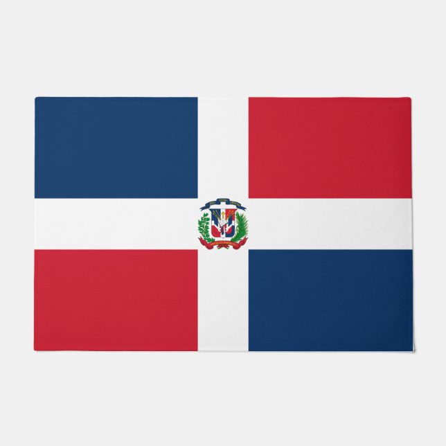 Flag of the Dominican Republic Doormat (Front)