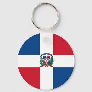 Flag of the Dominican Republic Key Ring