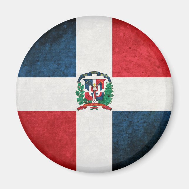 Flag of the Dominican Republic Magnet (Front)