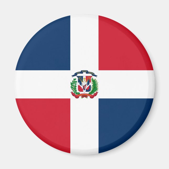 Flag of the Dominican Republic Magnet (Front)