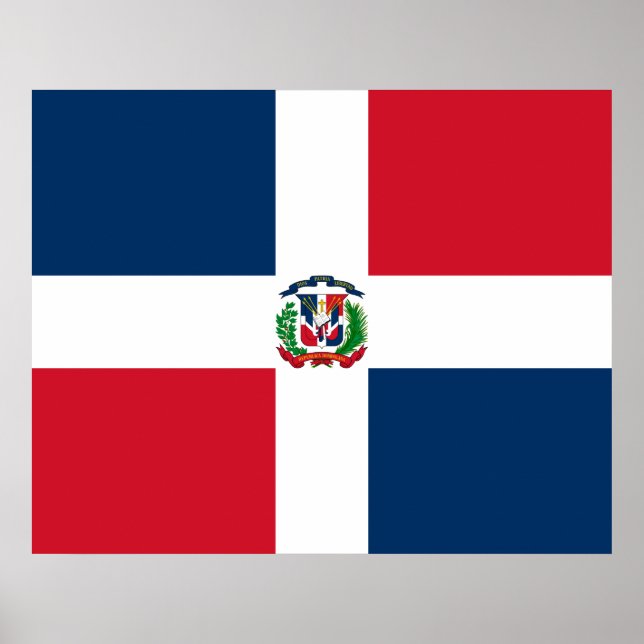 Flag of the Dominican Republic Poster (Front)