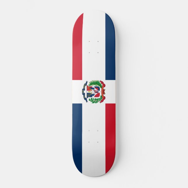 Flag of the Dominican Republic Skateboard (Front)
