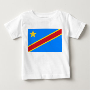 Flag of the DRC (Democratic Republic of the Congo) Baby T-Shirt