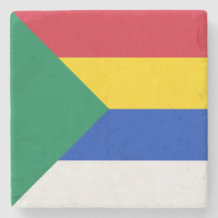 Flag of the Druze Religious Faith Stone Coaster