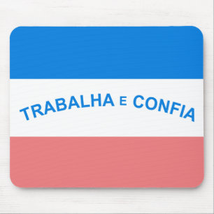 Flag of the Espirito Santo Brazil Mouse Pad