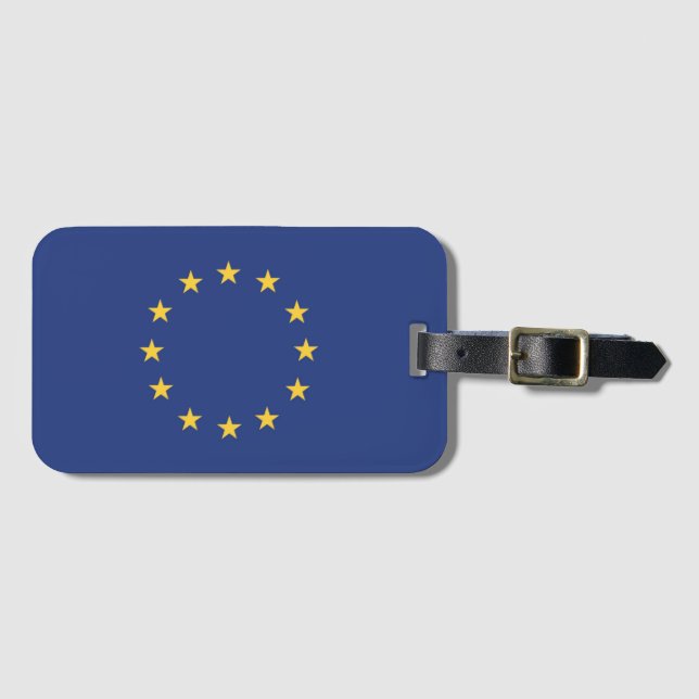 Flag of the European Union Luggage Tag (Front Horizontal)