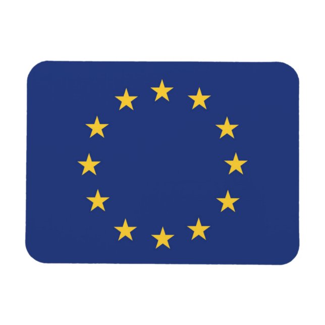 Flag of the European Union Magnet (Horizontal)