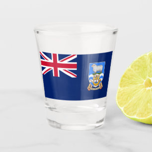 Flag of the Falkland Islands (British Territory) Shot Glass