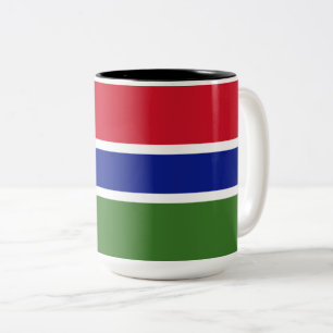 Flag of The Gambia Two-Tone Coffee Mug