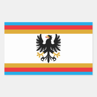 Flag of the Grand Duchy of East Prussia Rectangular Sticker