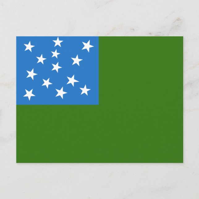Flag of the Green Mountain Boys Postcard (Front)
