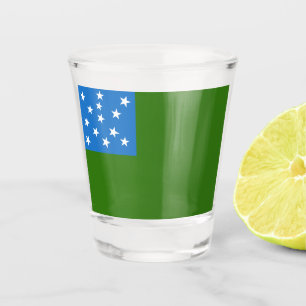 Flag of the Green Mountain Boys Shot Glass