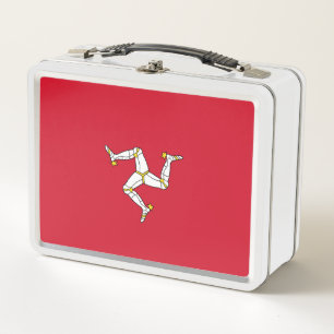 Flag of the Isle of Man Metal Lunch Box