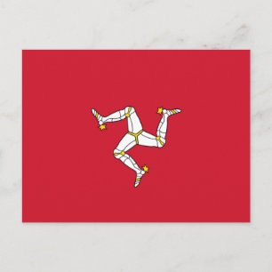 Flag of the Isle of Man Postcard