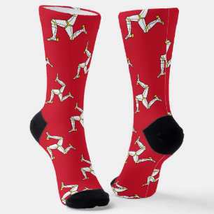 Flag of the Isle of Man Socks