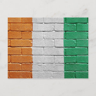 Flag of the Ivory coast Postcard