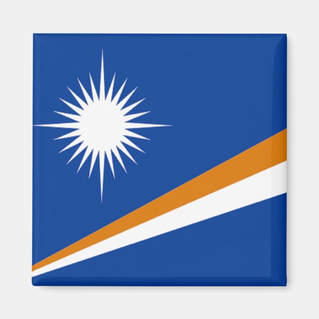 Flag of the Marshall Islands Magnet (Front)