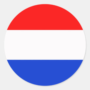 Flag of the Netherlands Classic Round Sticker