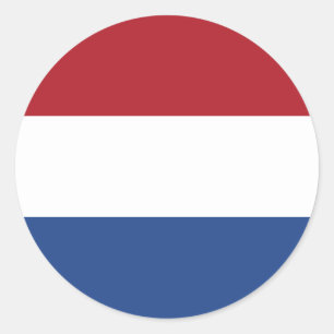 Flag of the Netherlands Classic Round Sticker