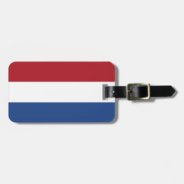Flag of the Netherlands Luggage Tag (Front Horizontal)
