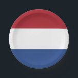 Flag of the Netherlands Paper Plates<br><div class="desc">Flag of the Netherlands Paper Plates</div>