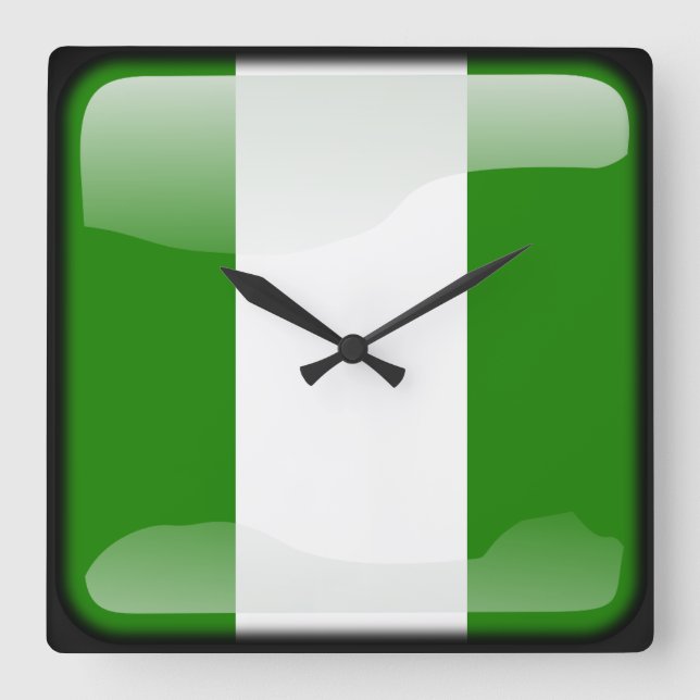 Flag of the Norfolk Island Square Wall Clock (Front)