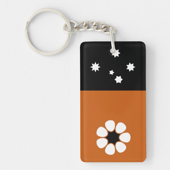 Flag of the Northern Territory (AUSTRALIA) Key Ring (Front)