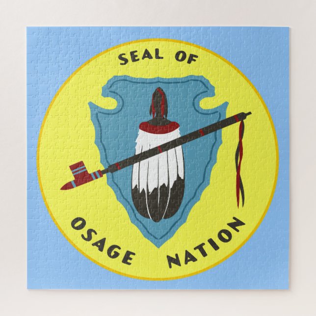 Flag of the Osage Nation  Jigsaw Puzzle (Vertical)