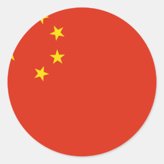 Flag of the People's Republic of China Classic Round Sticker