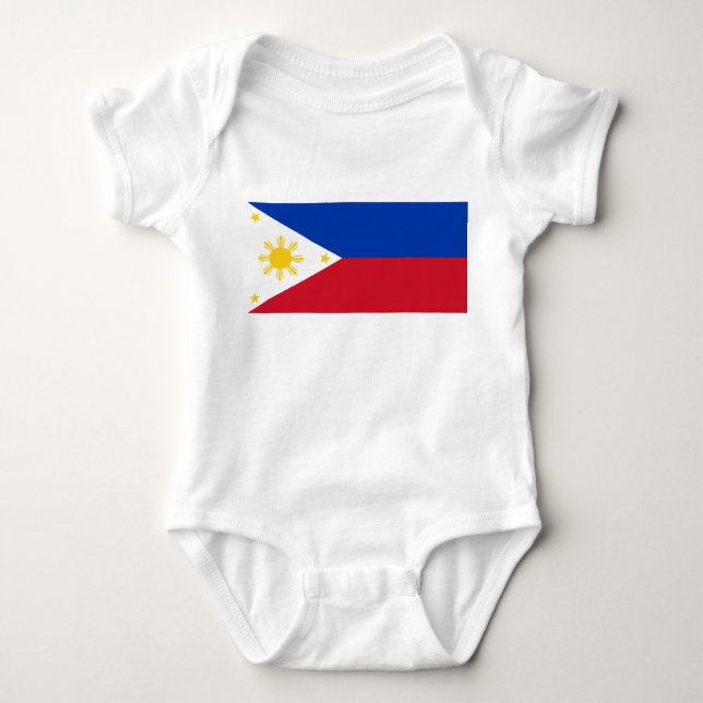 Flag of the Philippines Baby Bodysuit (Front)
