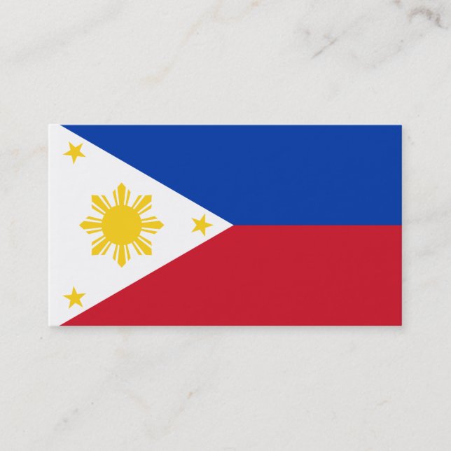 Flag of the Philippines Business Cards (Front)