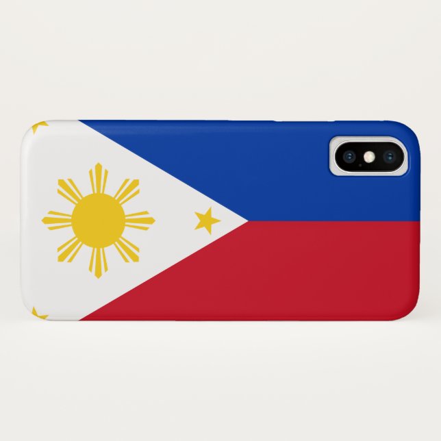 Flag of the Philippines Case-Mate iPhone Case (Back (Horizontal))