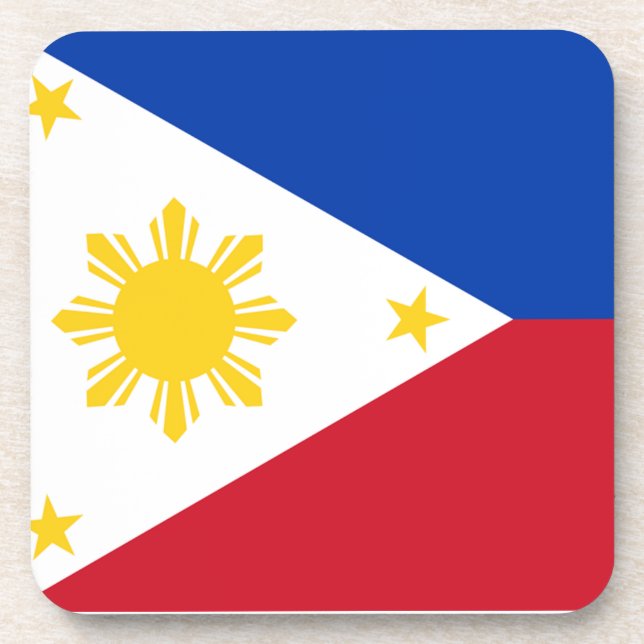 Flag of the Philippines Coaster (Front)