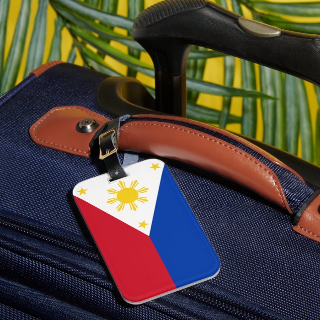 Flag of the Philippines Luggage Tag (Front Insitu 1)