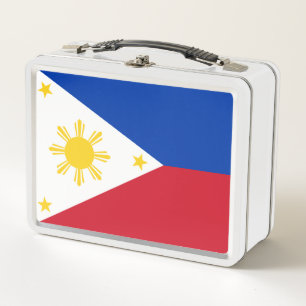 Flag of the Philippines Metal Lunch Box