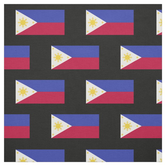 Flag of the Phillipines Fabric (Swatch)