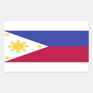 Flag of the Phillipines Rectangular Sticker