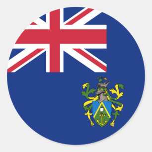 Flag of the Pitcairn Islands Classic Round Sticker