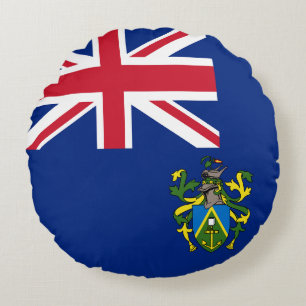 Flag of the Pitcairn Islands Round Cushion