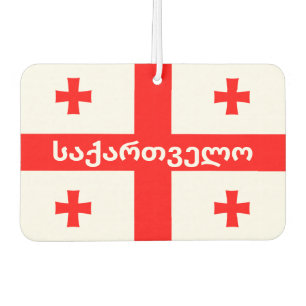 Flag of the Republic of Georgia Car Air Freshener